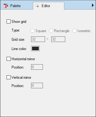 Editor options