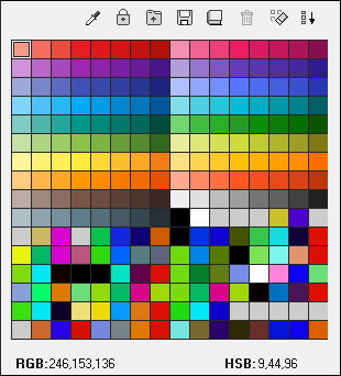 Locked palette